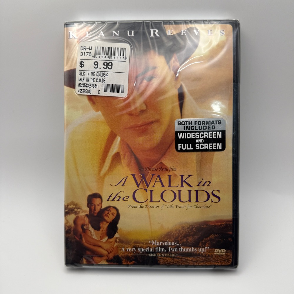 A Walk in the Clouds DVD Keanu Reeves 1995 Romance Widescreen Full Screen Sealed